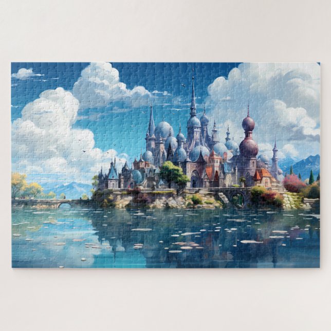 Fantasy Seaside Kingdom Jigsaw Puzzle (Horizontal)