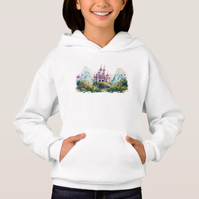 Fantasy Series Girl's Pullover Hoodie (Front)