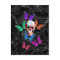 Fantasy skull and coloured butterflies