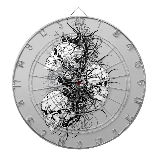 Fantasy Skulls Dartboard (Front)