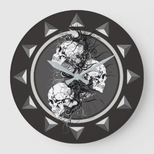 Fantasy Skulls Large Clock
