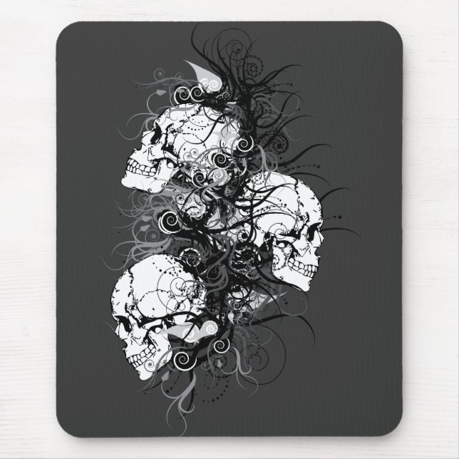 Fantasy Skulls Mouse Mat (Front)