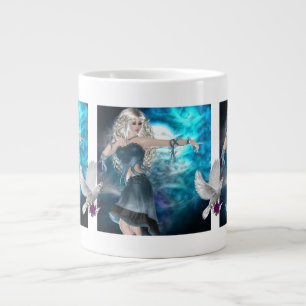 Fantasy Sky Siren Large Coffee Mug