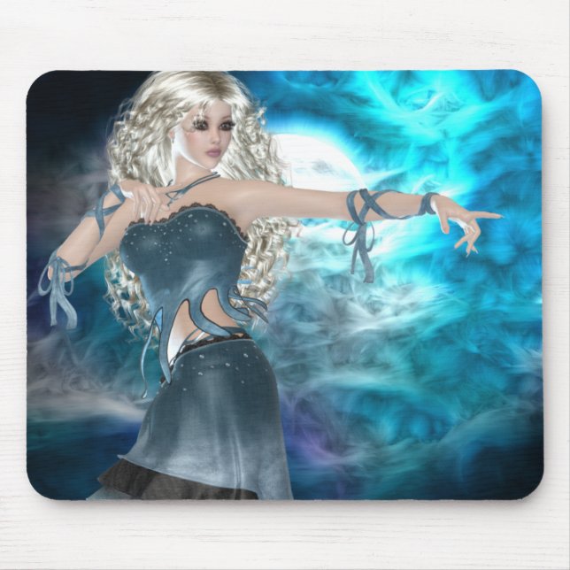 Fantasy Sky Siren Mouse Mat (Front)