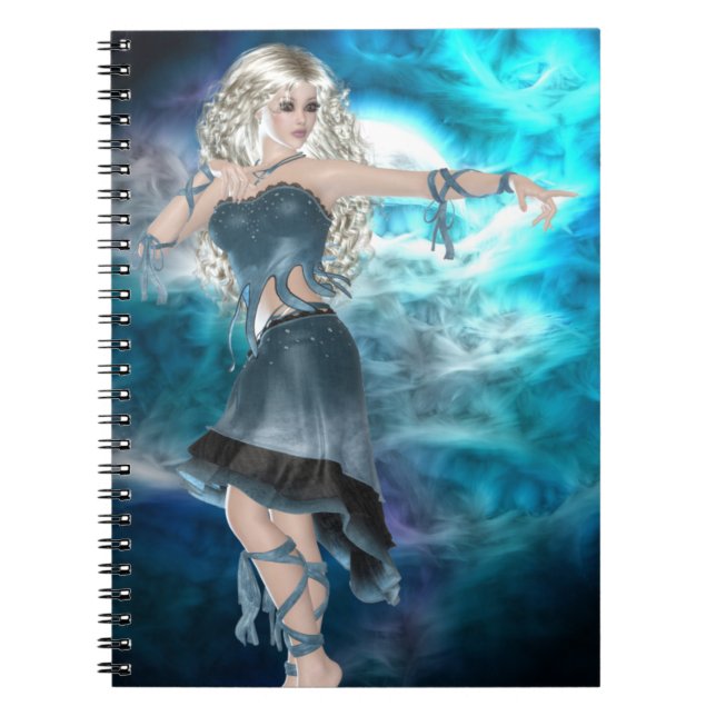 Fantasy Sky Siren Notebook (Front)