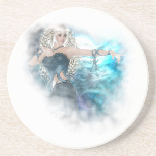 Fantasy Sky Siren Vignette Coaster