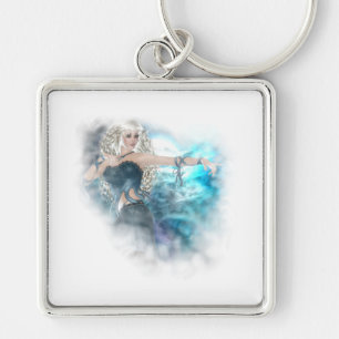 Fantasy Sky Siren Vignette Key Ring