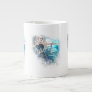 Fantasy Sky Siren Vignette Large Coffee Mug