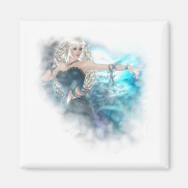 Fantasy Sky Siren Vignette Magnet (Front)