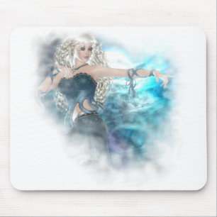 Fantasy Sky Siren Vignette Mouse Mat
