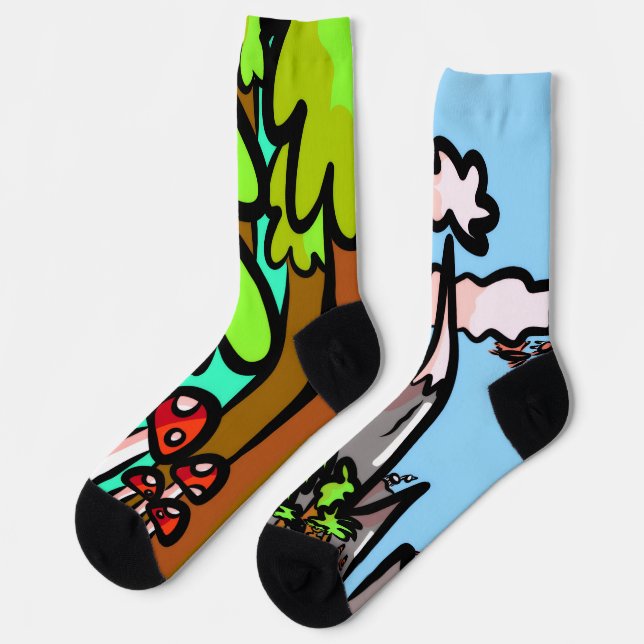 Fantasy Socks (Left)