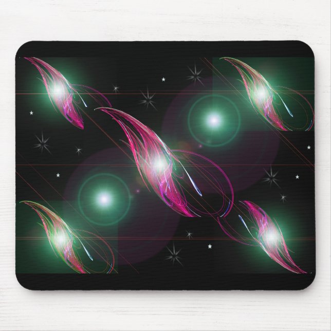 Fantasy Solar System Lighted Mouse Mat (Front)
