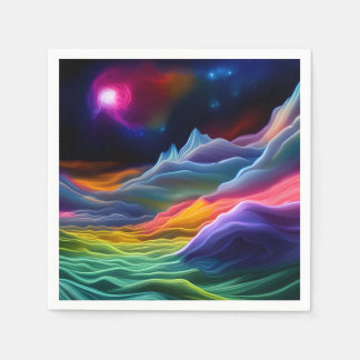 Fantasy Space Escape Napkin