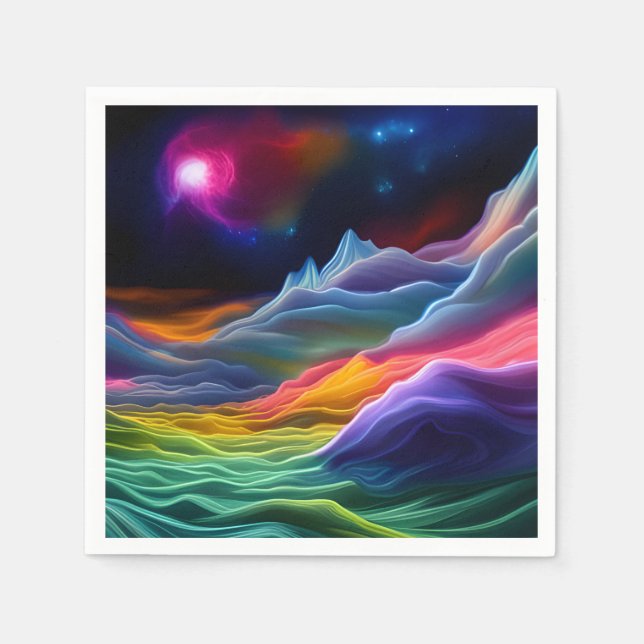 Fantasy Space Escape Napkin (Front)