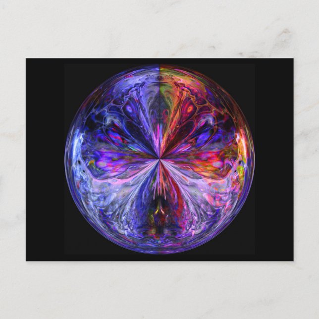 Fantasy Sphere Postcard (Front)