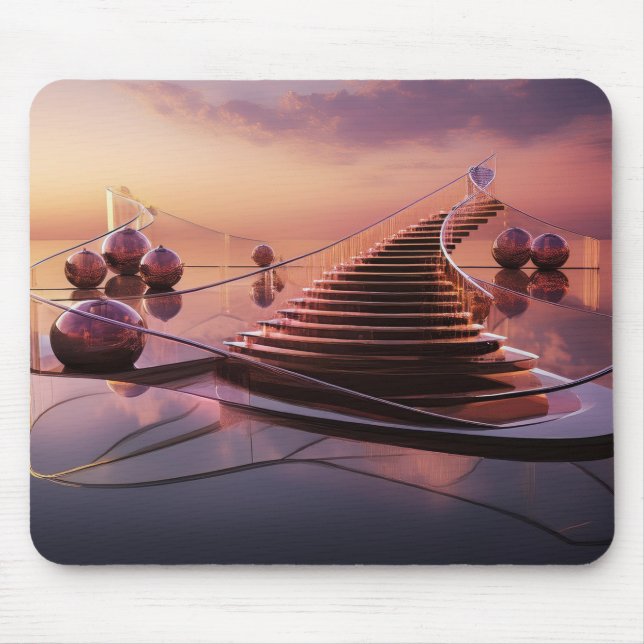 Fantasy Stairway To The Heavens Mouse Mat (Front)