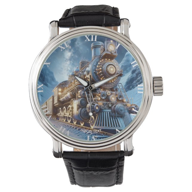 Fantasy Steam Train Winter Watch (Front)