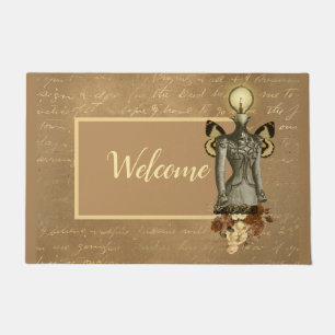 Fantasy Steampunk Bust   Doormat