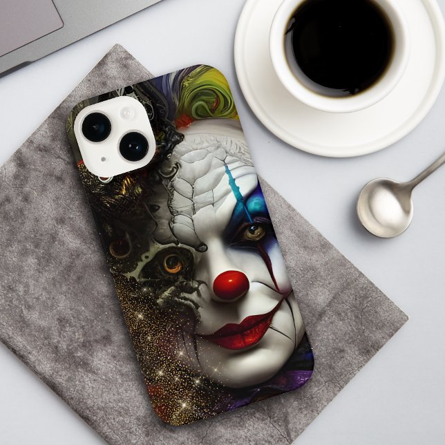 Fantasy Steampunk Evil Clown iPhone Case (Creator Uploaded)