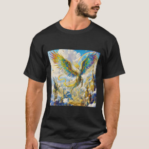 Fantasy Steampunk Griffin City T-Shirt