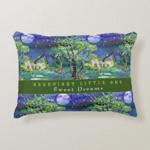 Fantasy Storybook Fairyland Landscape Image Decorative Cushion