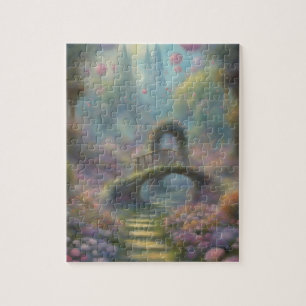 Fantasy Style Monet Garden Jigsaw Puzzle