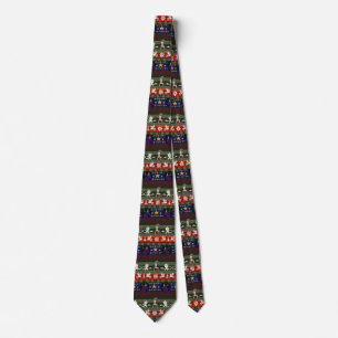 Fantasy Style Ugly Sweater Pattern Tie