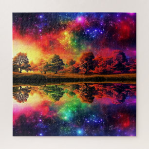 Fantasy Surreal Colourful Landscape  Jigsaw Puzzle
