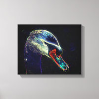 Fantasy Swan Abstract Animal Art 