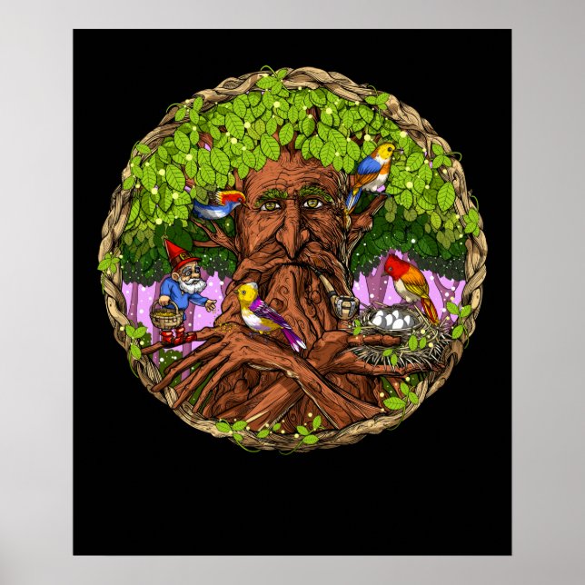 Fantasy Talking Tree Poster (Front)