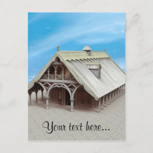 Fantasy Temple Postcard