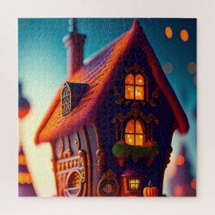 fantasy tiny house cottage JIGSAW PUZZLE