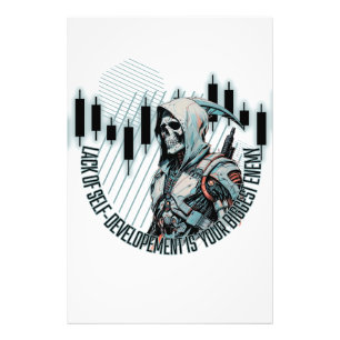 Fantasy Trade design Motivation Biggest Enemy Photo Print