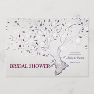 Fantasy Tree Wedding Bridal Shower Invitation