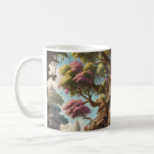 Fantasy Treehouse set of Coffee Mug