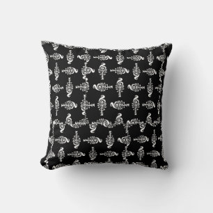 Fantasy tribal symbol motif background pattern cushion