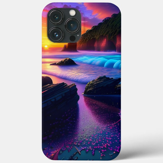 Fantasy Tropical Beach One Case-Mate iPhone Case (Back)