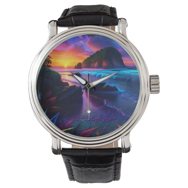 Fantasy Tropical Beach One Watch (Front)