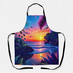 Fantasy Tropical Beach Two Apron