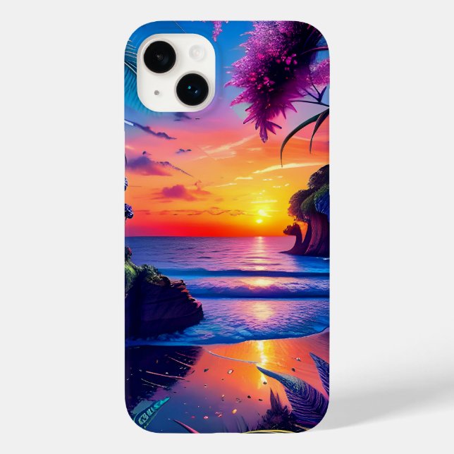 Fantasy Tropical Beach Two Case-Mate iPhone Case (Back)