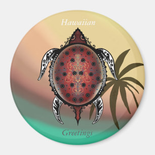 Fantasy Turtle Tattoo Magnet