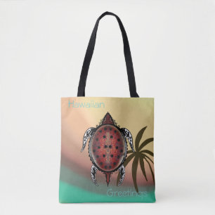 Fantasy Turtle Tattoo Tote Bag