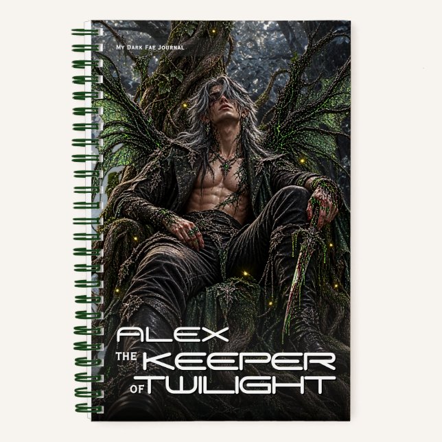 Fantasy Twilight Fae Notebook (Front)