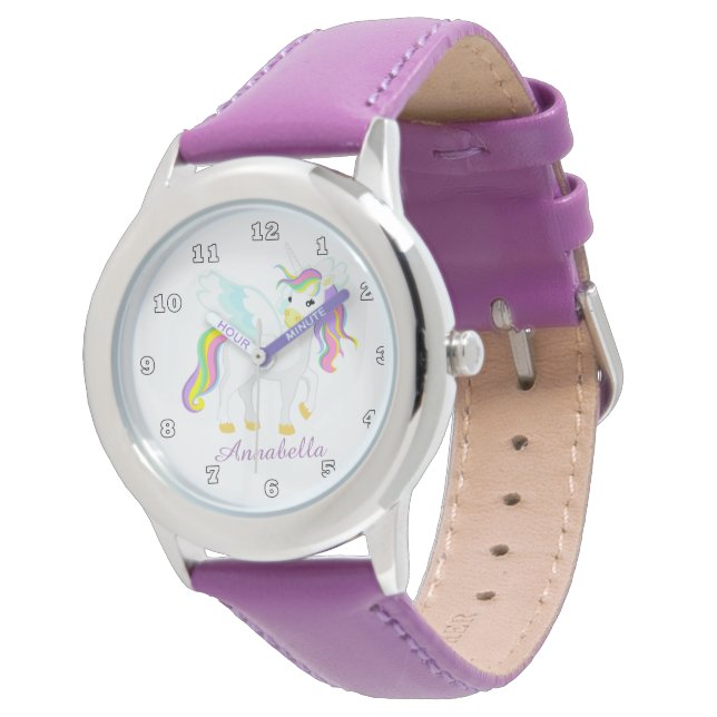 Fantasy unicorn add  name watch (Angled)