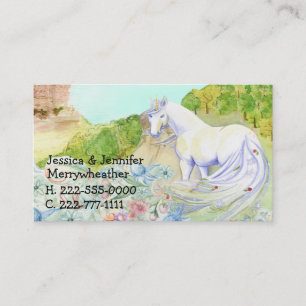 Fantasy Unicorn Children Play Date Card