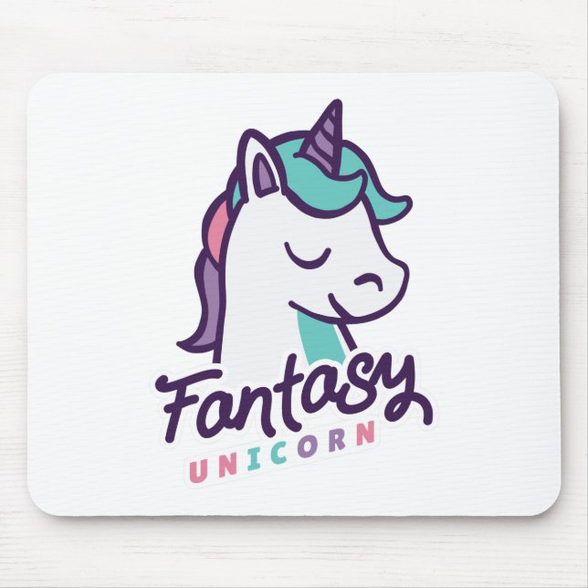 Fantasy Unicorn Mouse Mat (Front)