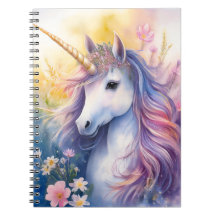 Fantasy Unicorn Notebook 6.5 x 8.75 inch
