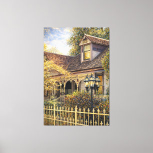 Fantasy Victorian Gingerbread I Canvas Print