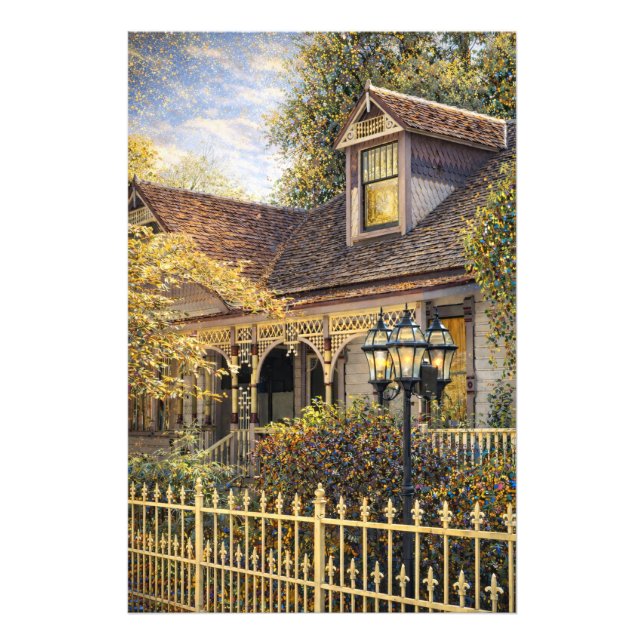 Fantasy Victorian Gingerbread I Photo Print (Front)