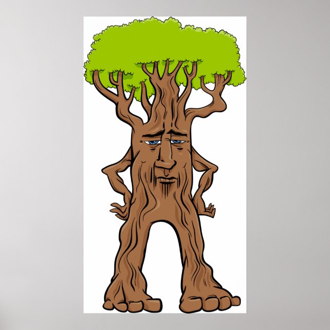 Fantasy Walking Tree Poster (Front)